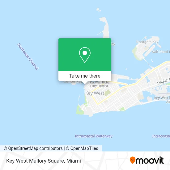 Key West Mallory Square map