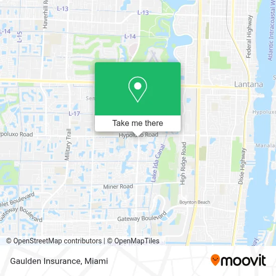 Gaulden Insurance map