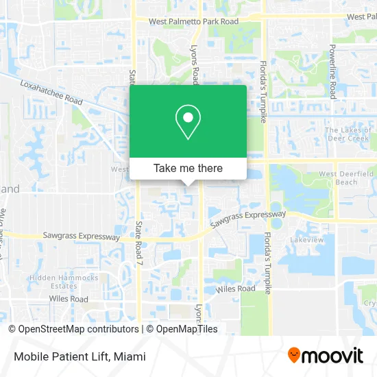 Mobile Patient Lift map