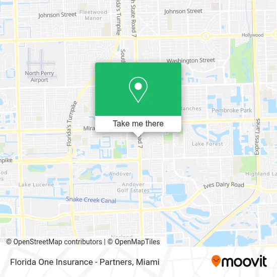Florida One Insurance - Partners map