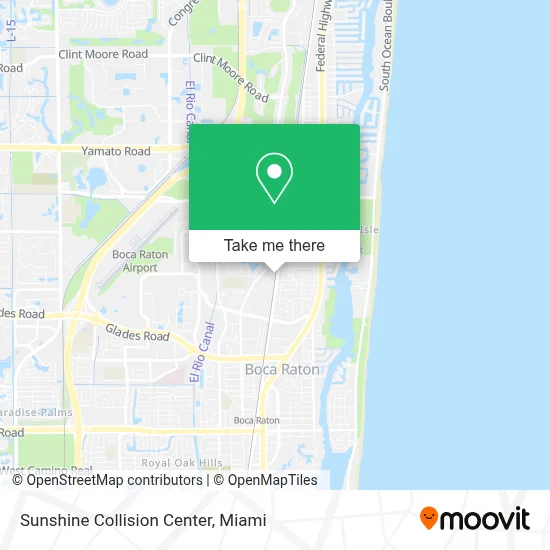 Sunshine Collision Center map