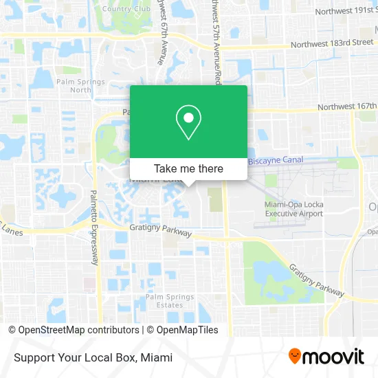 Support Your Local Box map