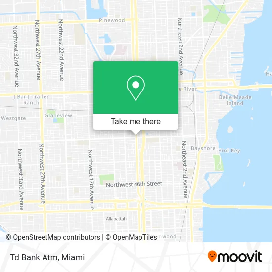 Td Bank Atm map