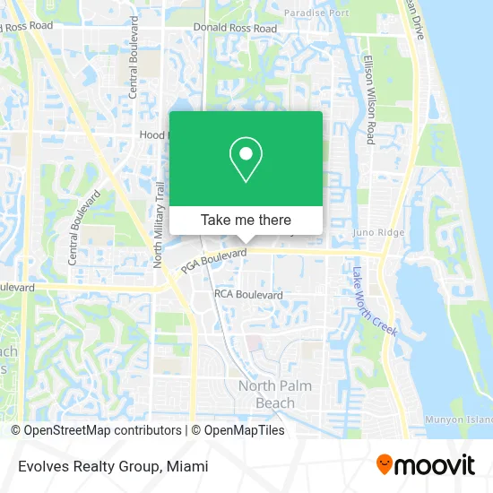 Evolves Realty Group map