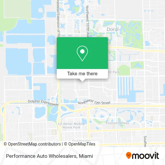 Performance Auto Wholesalers map