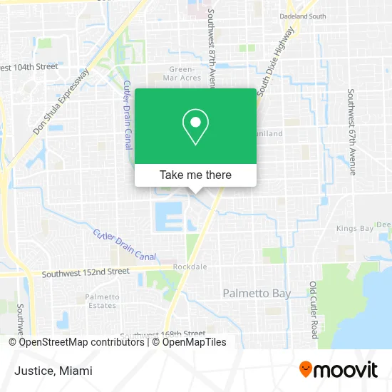 Justice map