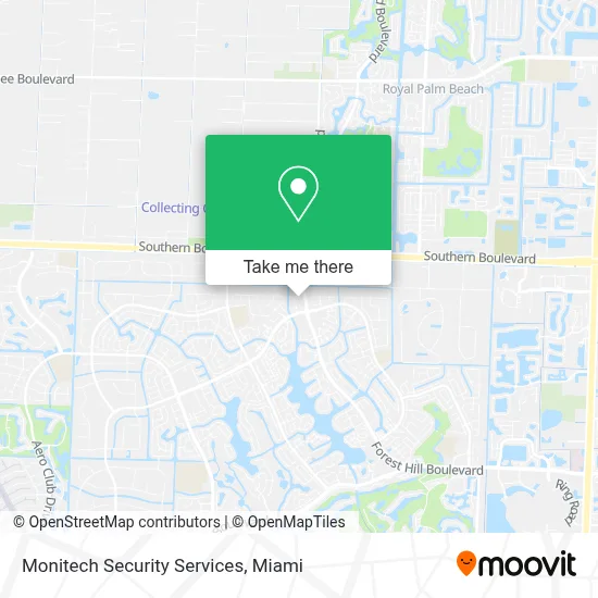 Monitech Security Services map