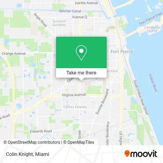 Colin Knight map