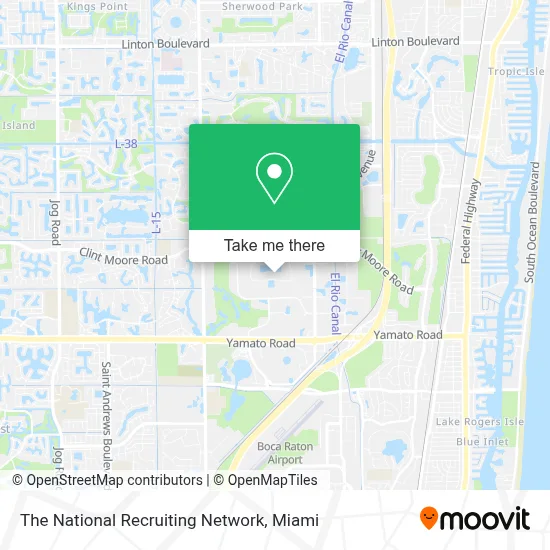 The National Recruiting Network map