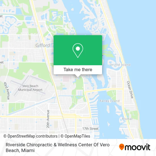 Riverside Chiropractic & Wellness Center Of Vero Beach map