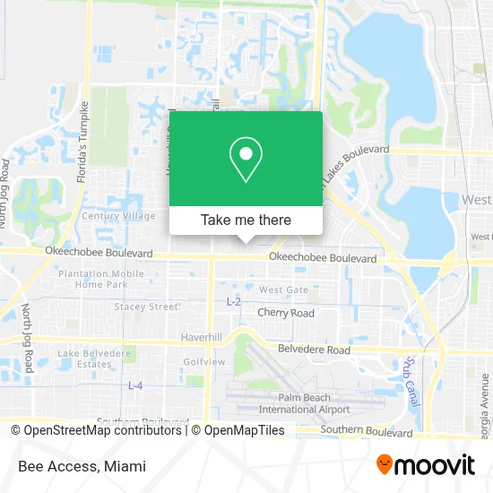 Bee Access map