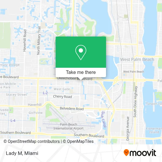 Lady M map
