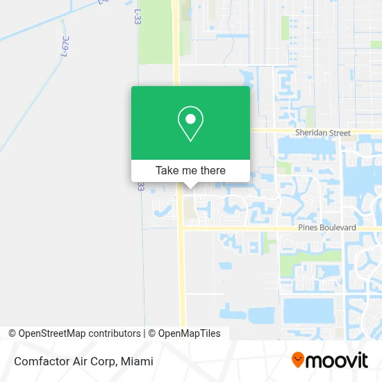 Comfactor Air Corp map