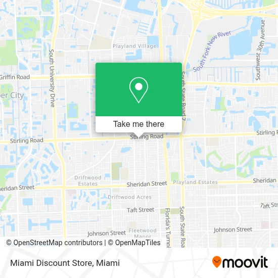 Miami Discount Store map