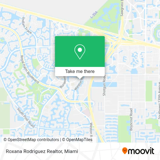 Roxana Rodriguez Realtor map