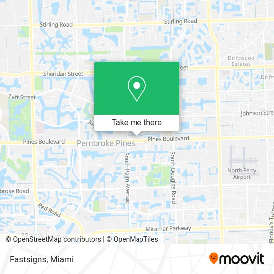 Fastsigns map