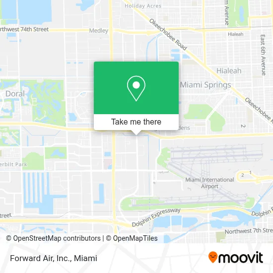 Forward Air, Inc. map