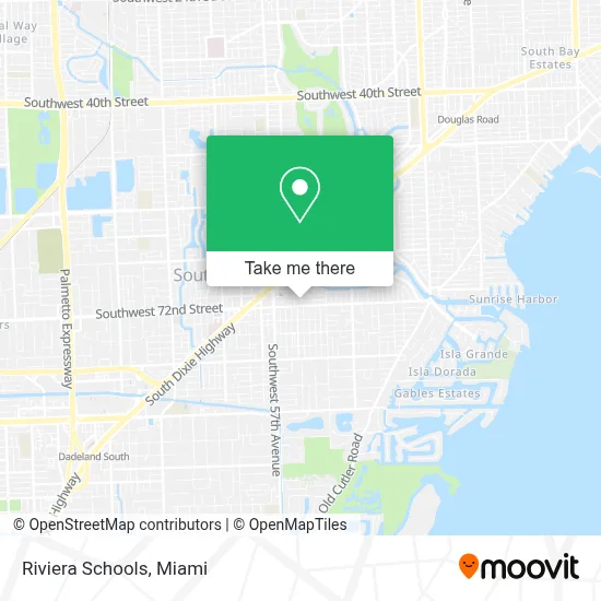 Riviera Schools map