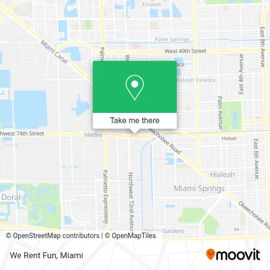 We Rent Fun map