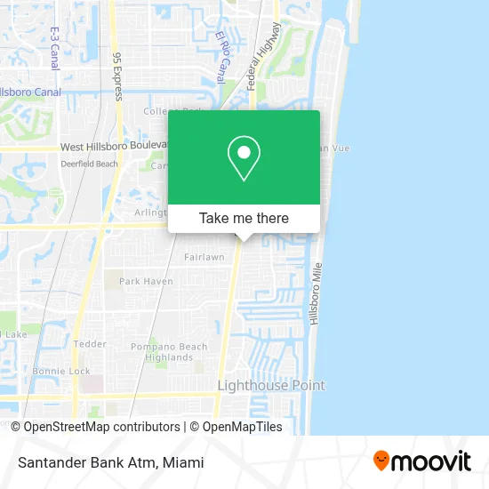 Santander Bank Atm map