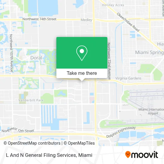 L And N General Filing Services map