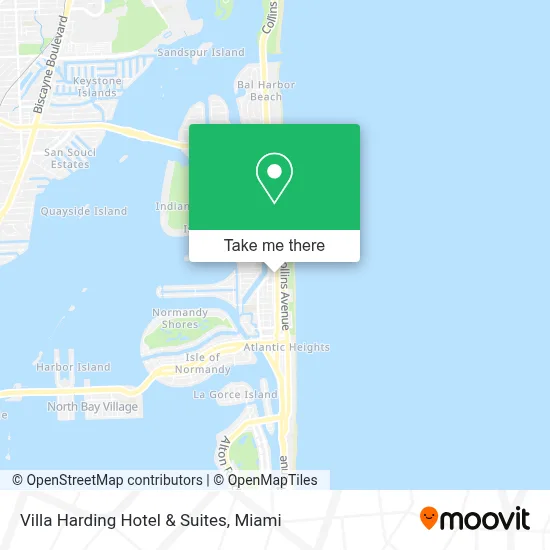 Villa Harding Hotel & Suites map