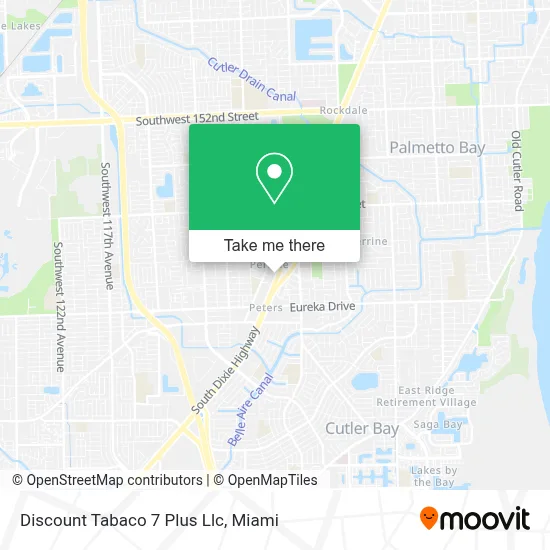 Discount Tabaco 7 Plus Llc map