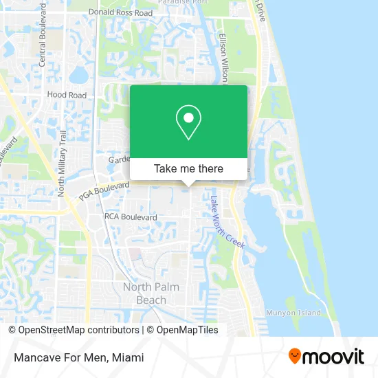 Mancave For Men map
