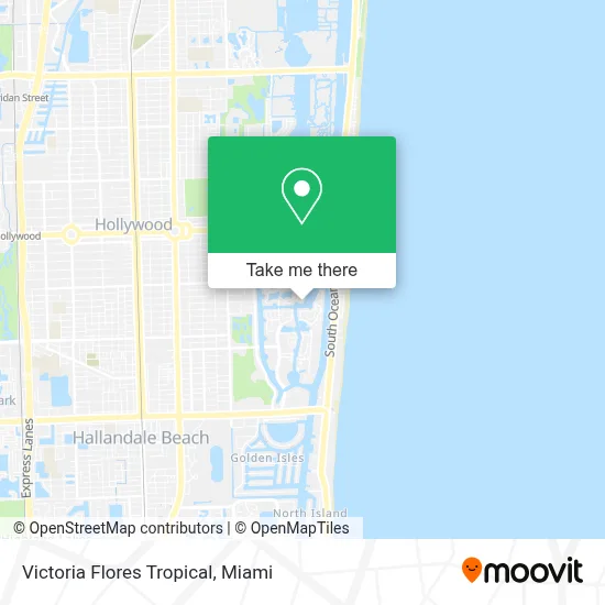 Victoria Flores Tropical map