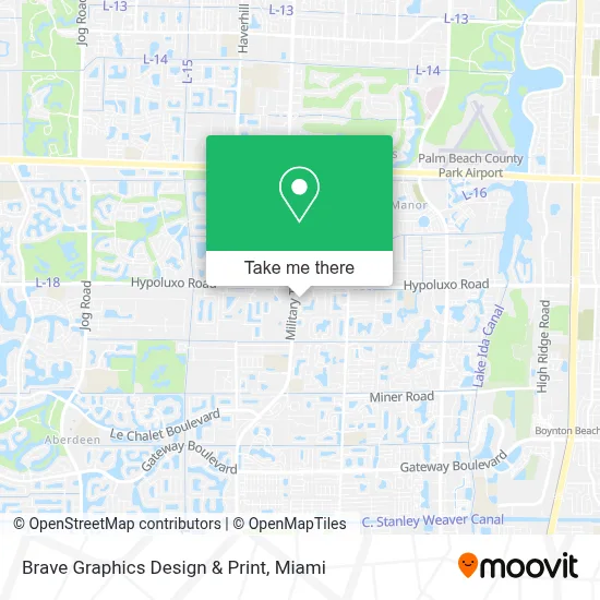 Brave Graphics Design & Print map