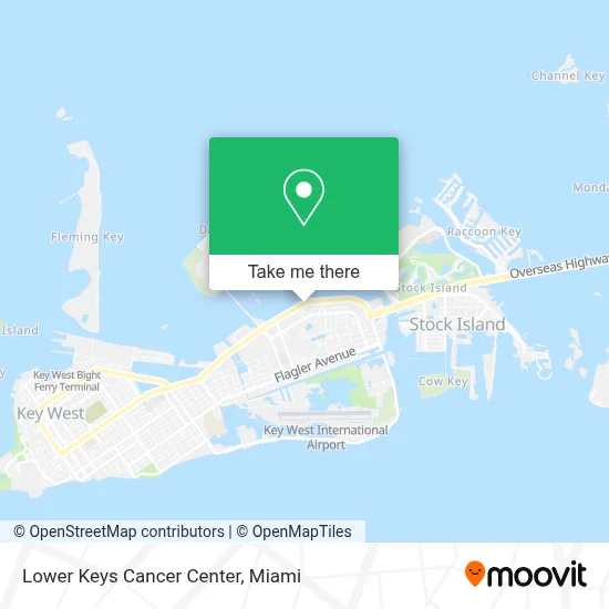 Lower Keys Cancer Center map