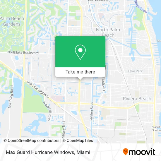Max Guard Hurricane Windows map