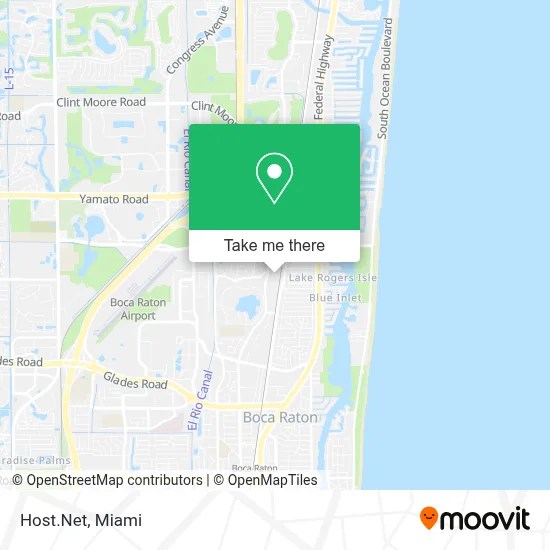 Host.Net map