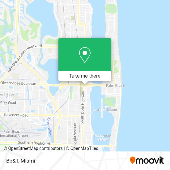 Bb&T map