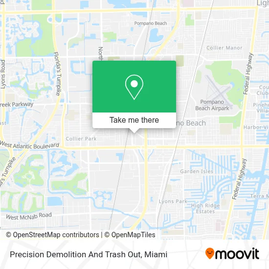 Precision Demolition And Trash Out map