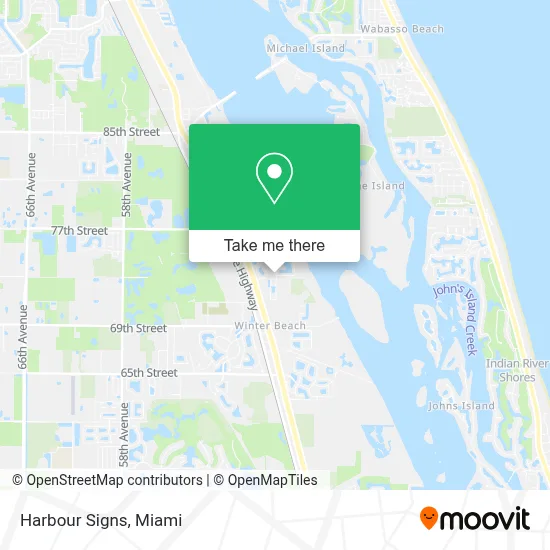 Harbour Signs map