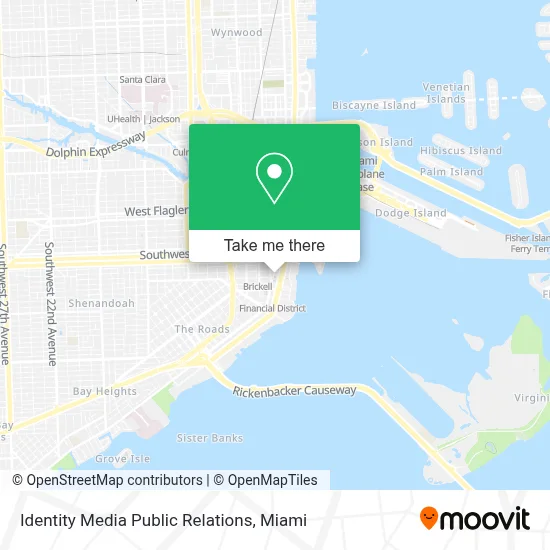 Identity Media Public Relations map