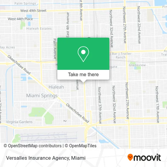 Versalles Insurance Agency map