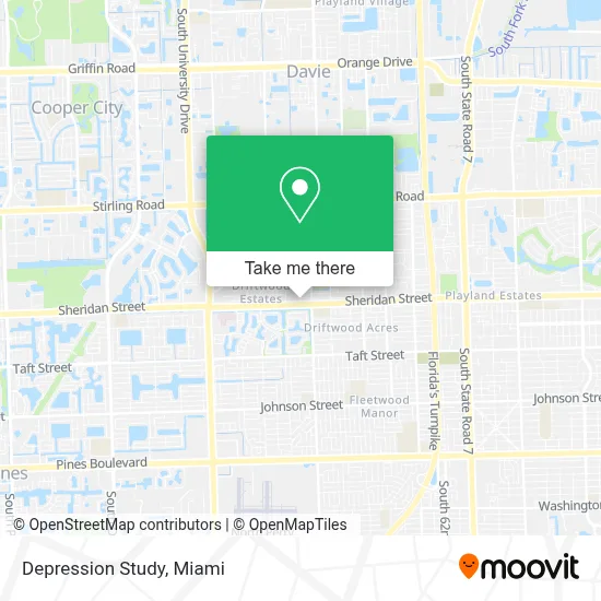 Depression Study map