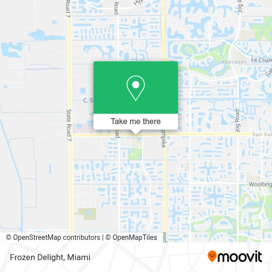 Frozen Delight map