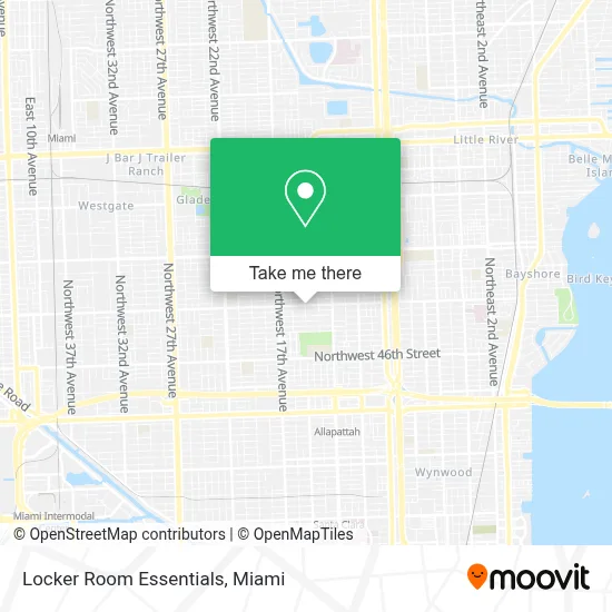 Locker Room Essentials map