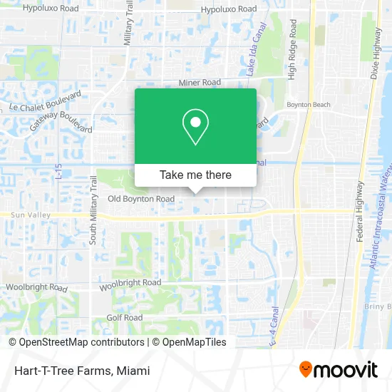 Hart-T-Tree Farms map