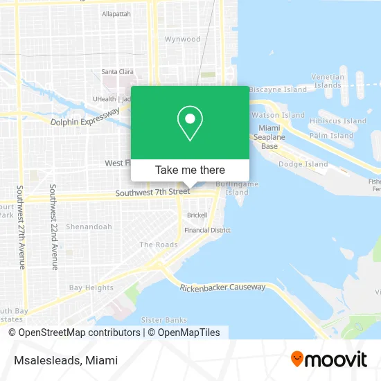 Msalesleads map