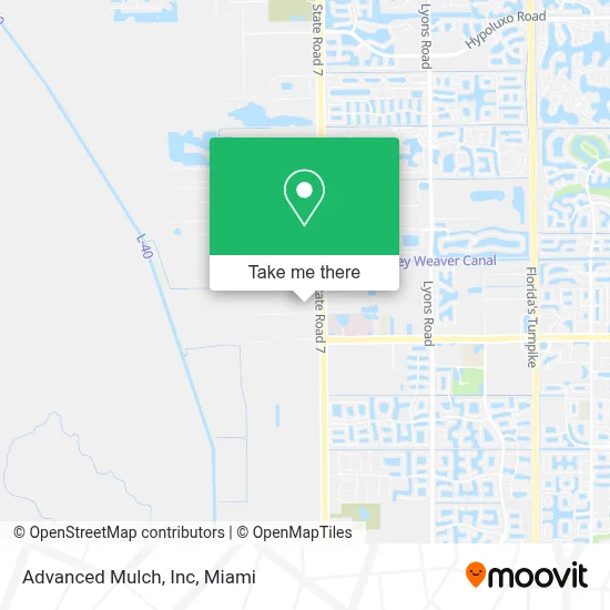 Advanced Mulch, Inc map