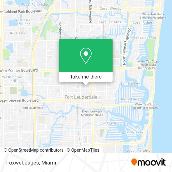 Foxwebpages map