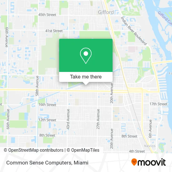 Common Sense Computers map