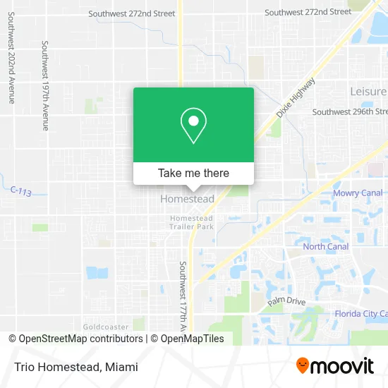Trio Homestead map