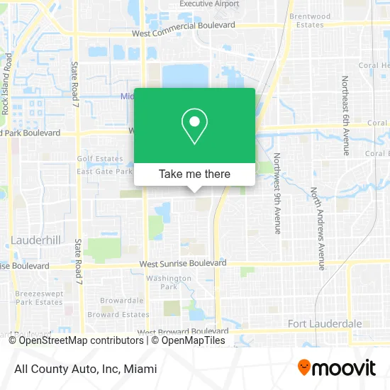 All County Auto, Inc map