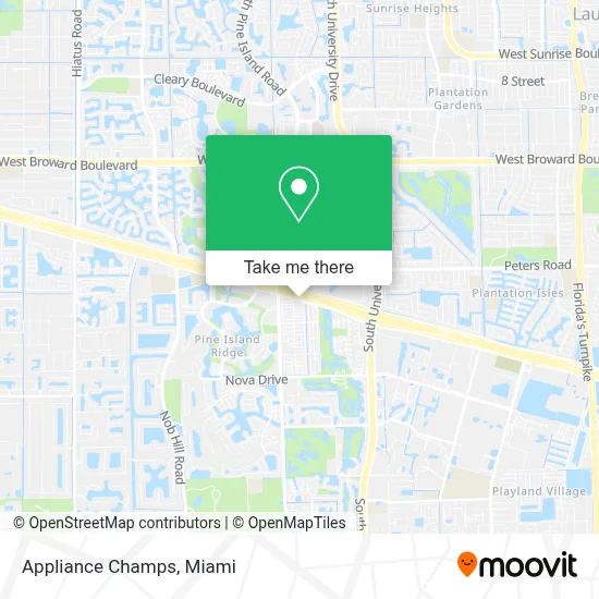 Appliance Champs map