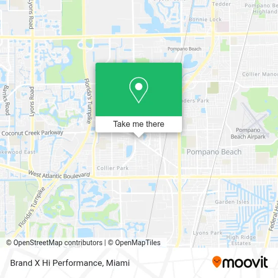 Brand X Hi Performance map